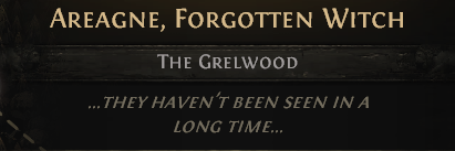 MMOJUGG Path of Exile 2 AREAGNE,FORGOTTEN WITCH---ACT 1 Details View of Item Function and Use